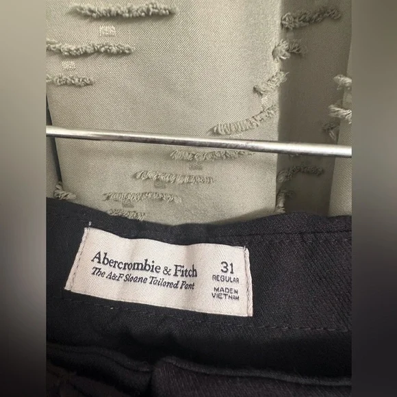 Abercrombie & Fitch black slacks pants trousers size 31 Regular - Picture 4 of 7
